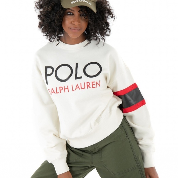 Polo Ralph Lauren Crewneck Sweatshirt White